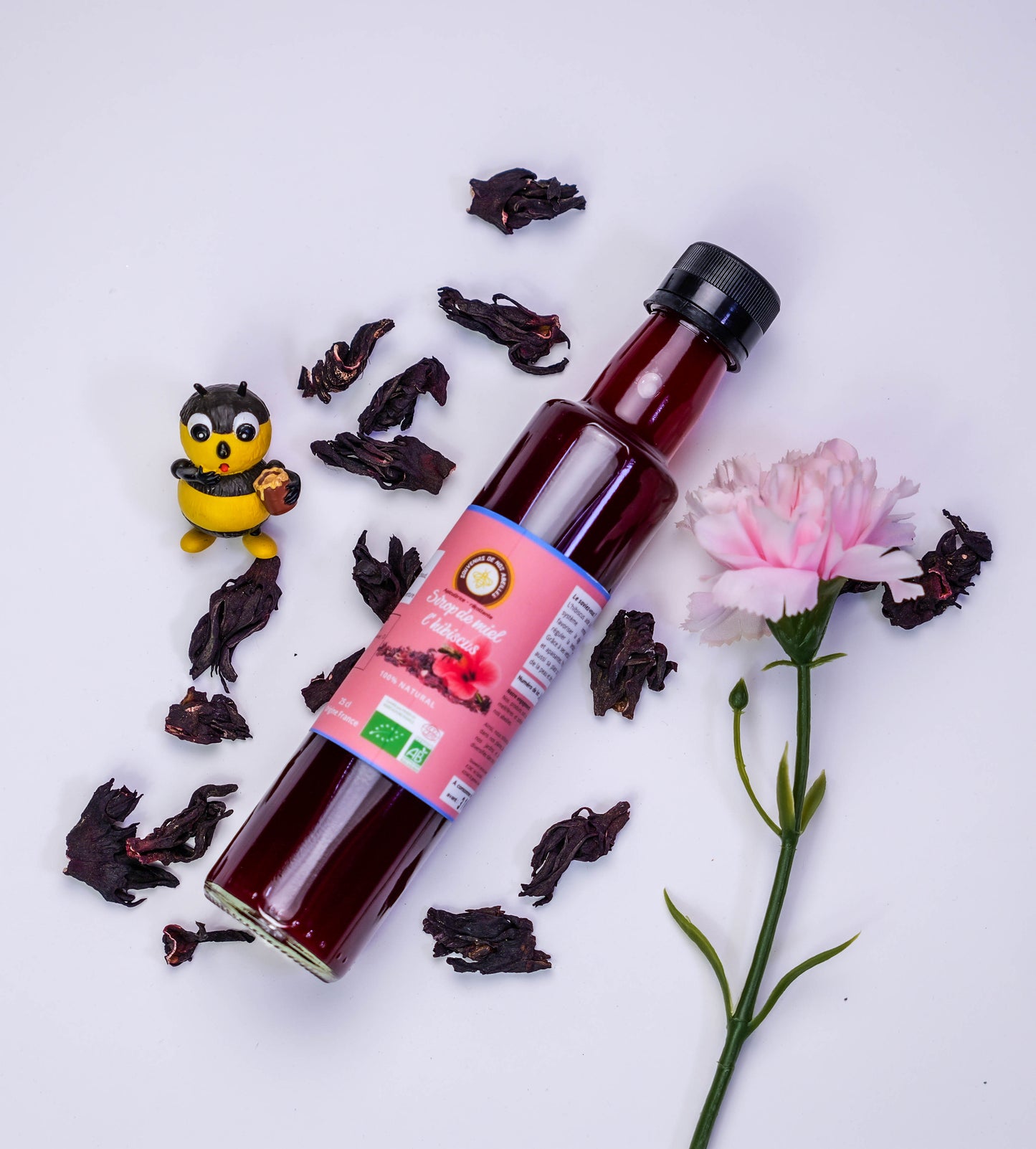 Sirops de miel hibiscus