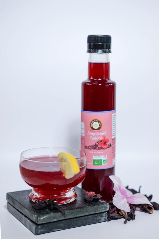 Sirops de miel hibiscus