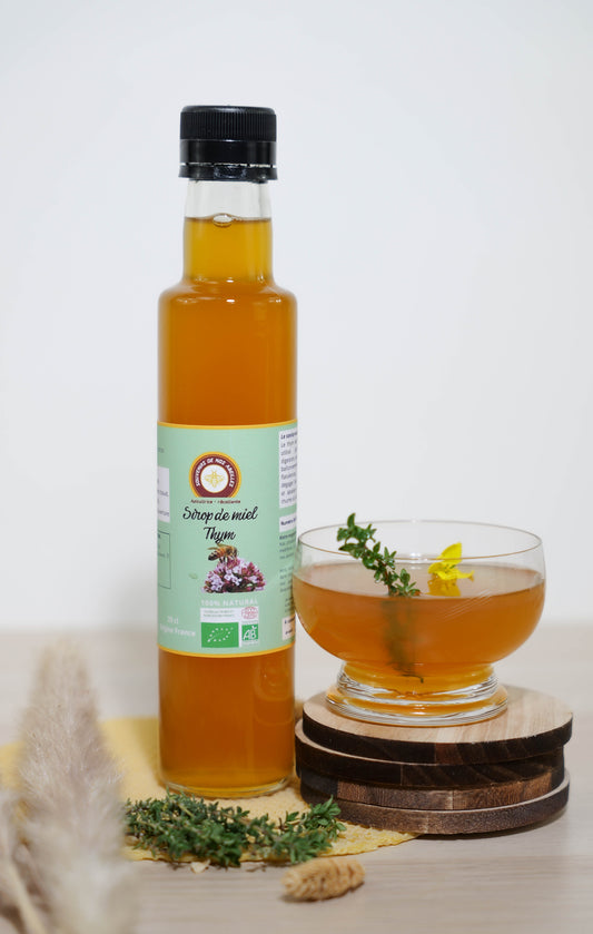 Sirops de miel thym